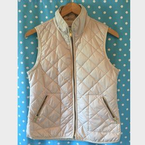Old Navy Quilted Vest - Cream, Size XS